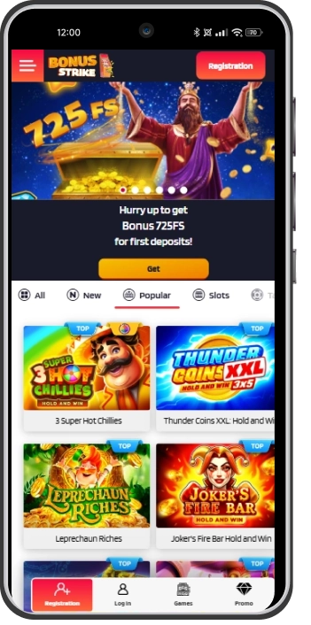 bonus strike casino mobile app